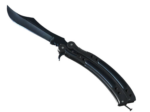 ★ StatTrak™ Butterfly Knife | Blue Steel