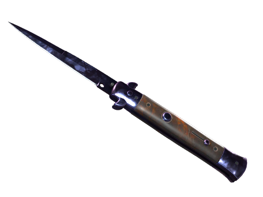 ★ StatTrak™ Stiletto Knife | Doppler - Black Pearl